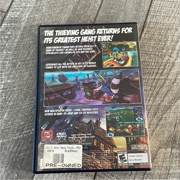 Sly 3 Honor Among Thieves PlayStation 2 Game. - Picture 3 of 4